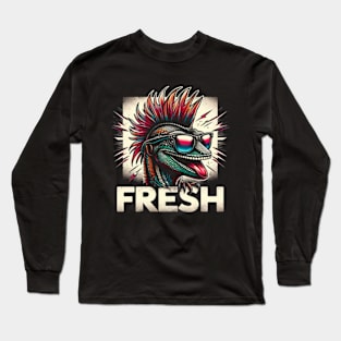 Fresh Gecko | Cool Gecko | Punk Gecko Long Sleeve T-Shirt